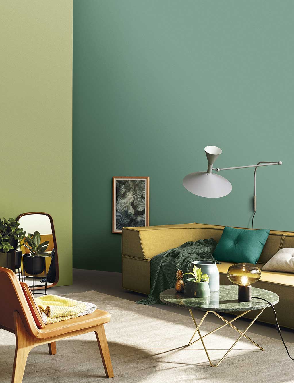 Colores para decorar 2018. Verdes.