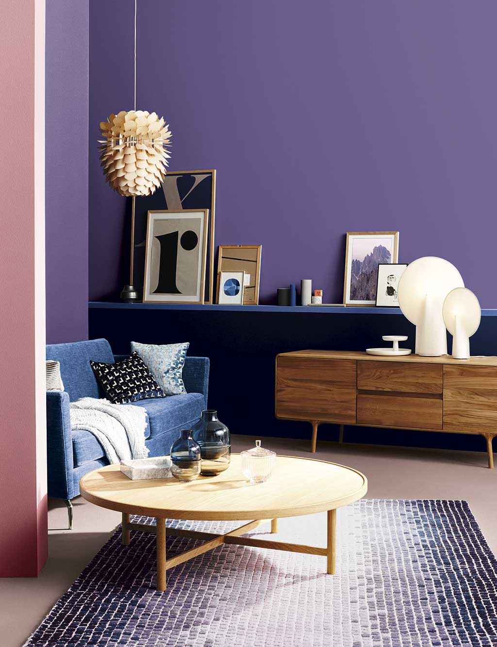 Colores para decorar 2018. Violetas.