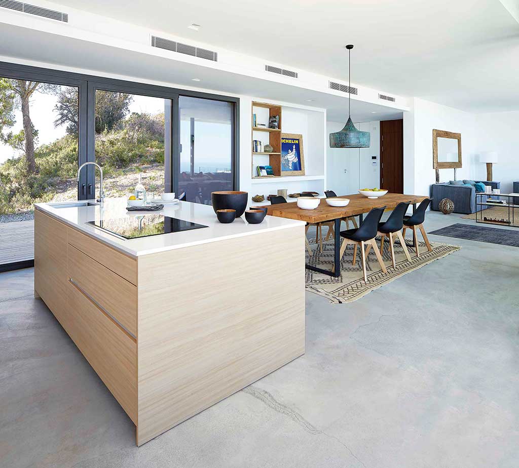 casa en la bahía. Cocina