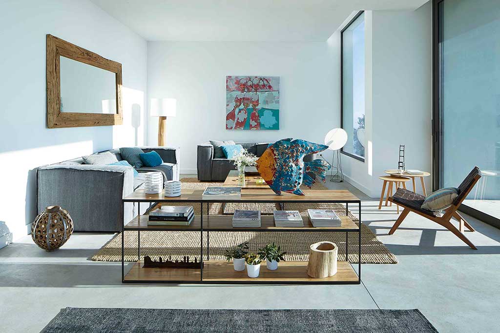 Casa en la bahía. Salón.