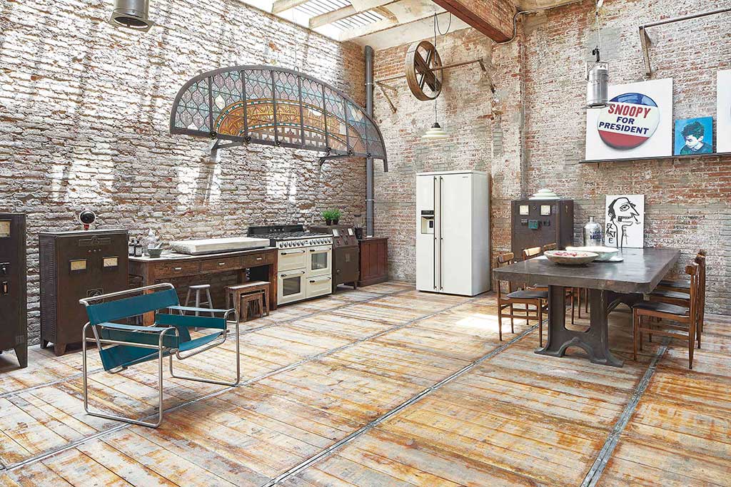 Loft industrial. Cocina.